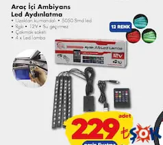 POWER TUNİNG ARAÇ İÇİ AMBİYANS LED AYDINLATMA